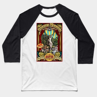 The Booptee Sideshow Poster Baseball T-Shirt